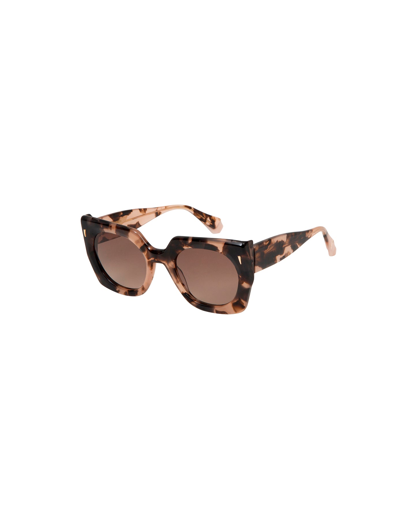 HARPER: Cuadrada Acetato Rosa sunglasses by GIGI STUDIOS 2355