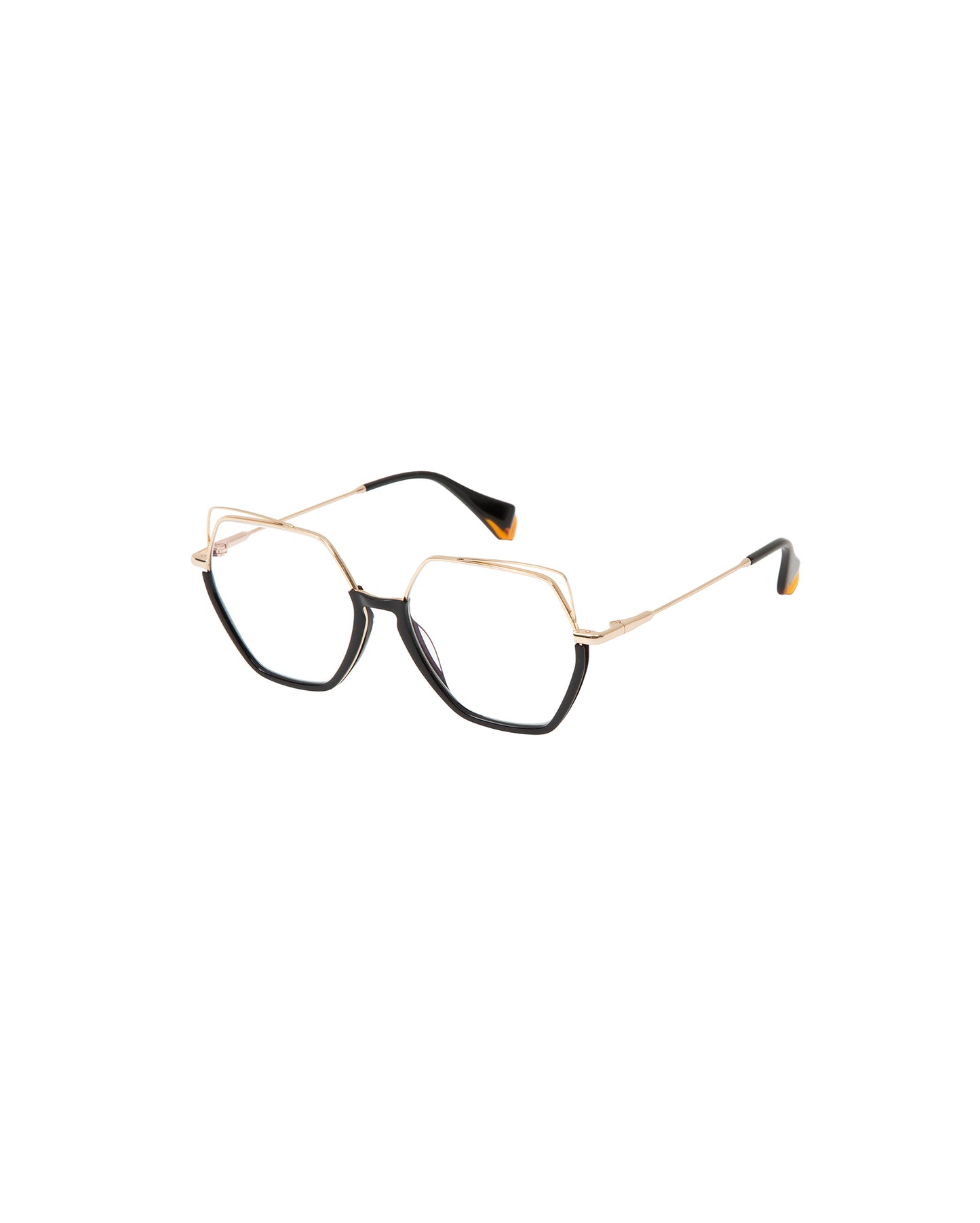 BERRY: Geométricas Acetato-Metal Noir optical glasses by GIGI STUDIOS 2356