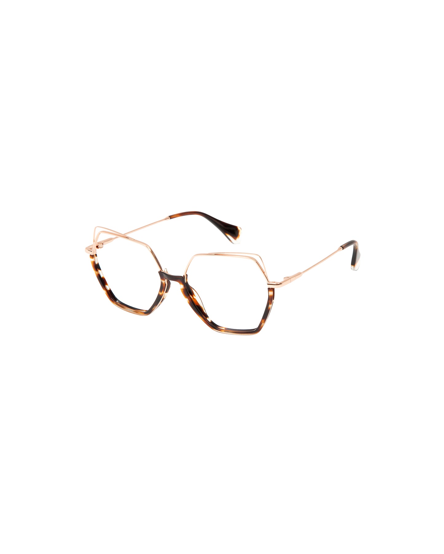 BERRY: Geométricas Acetato-Metal Rosa optical glasses by GIGI STUDIOS 2358