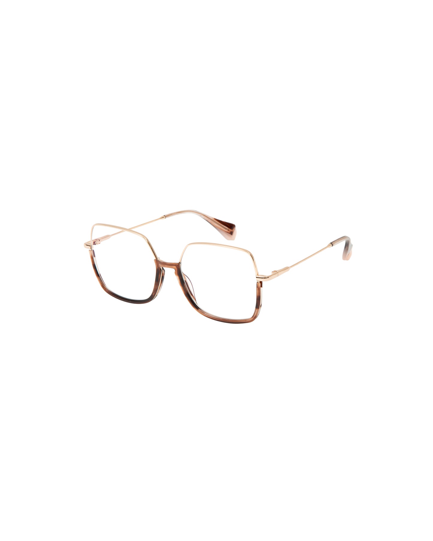 PIPA: Cuadrada Acetato-Metal Rojo optical glasses by GIGI STUDIOS 2370