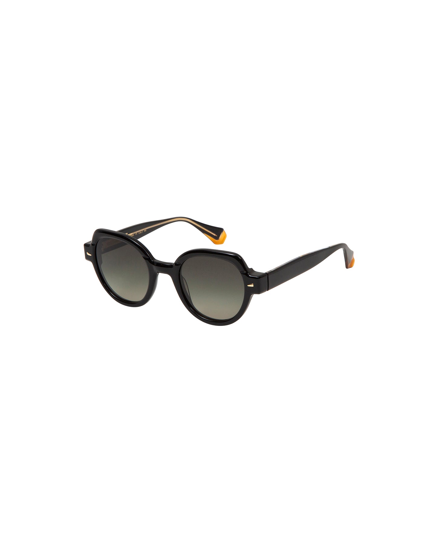 MAGGUIE: Redondas Acetato Noir sunglasses by GIGI STUDIOS 2386
