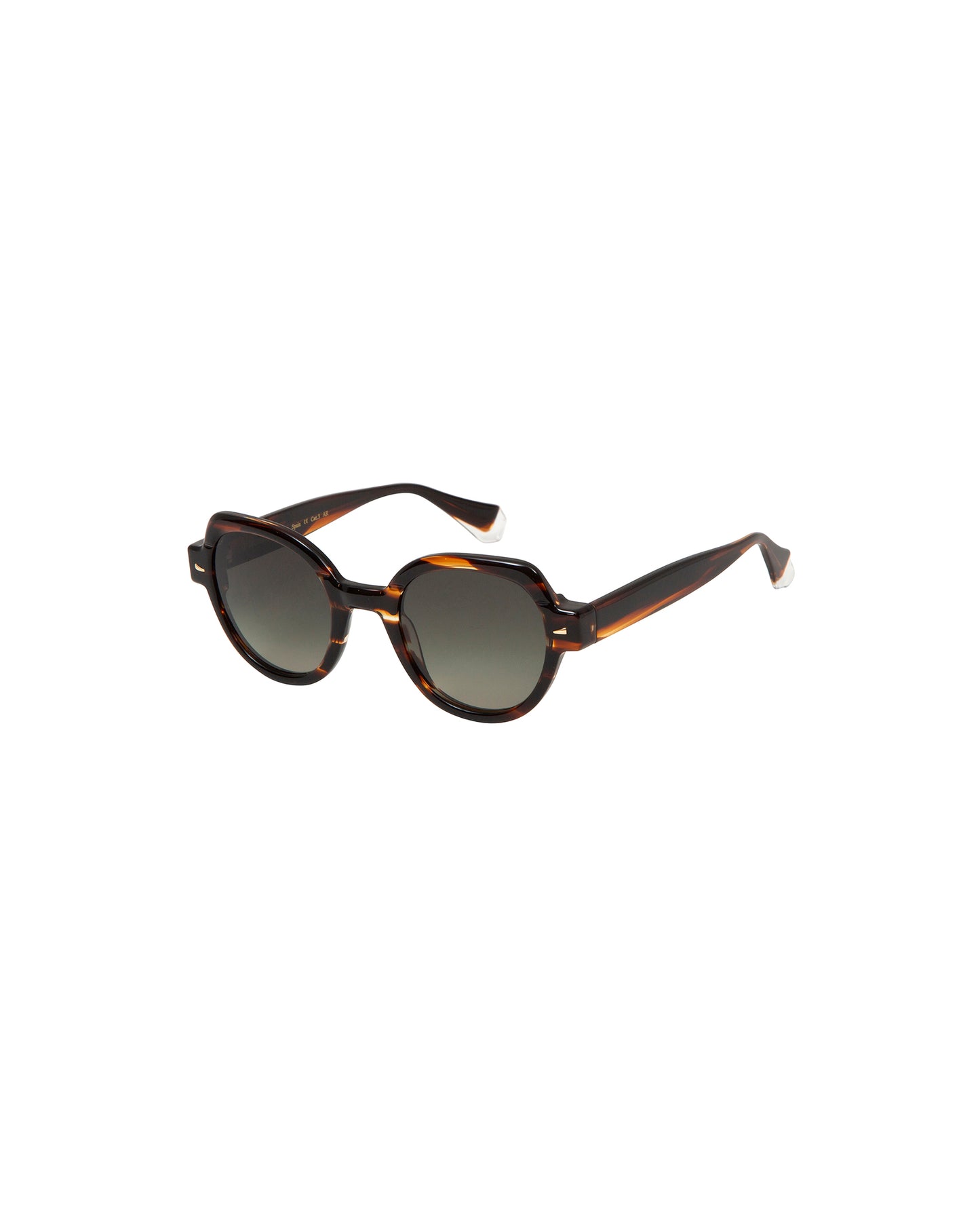 MAGGUIE: Redondas Acetato Havana sunglasses by GIGI STUDIOS 2390