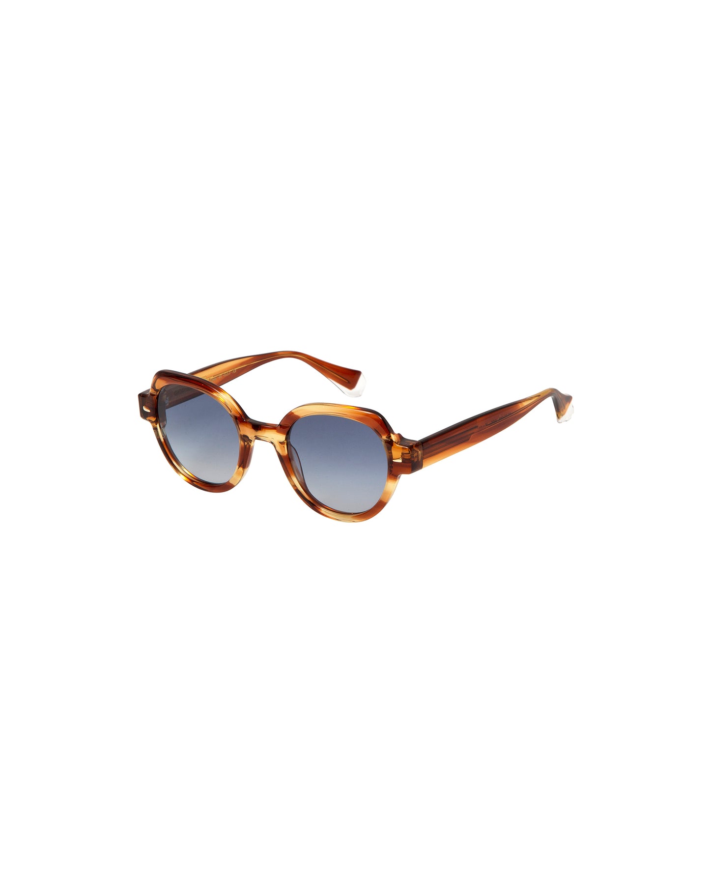 MAGGUIE: Redondas Acetato Marrón sunglasses by GIGI STUDIOS 2394