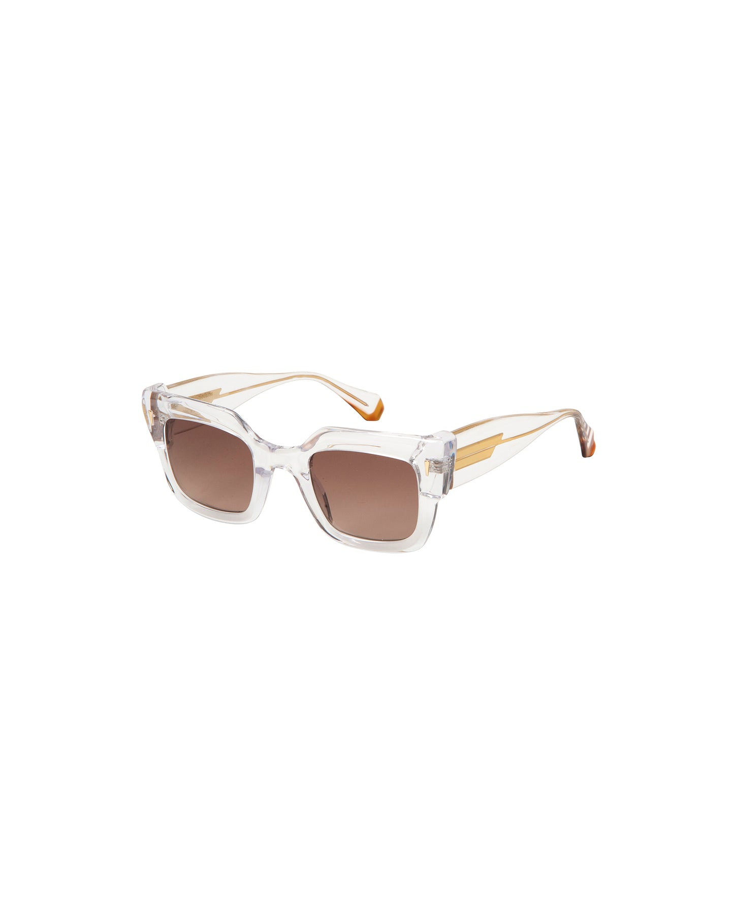 CIRA: Cuadrada Acetato Transparente sunglasses by GIGI STUDIOS 2401
