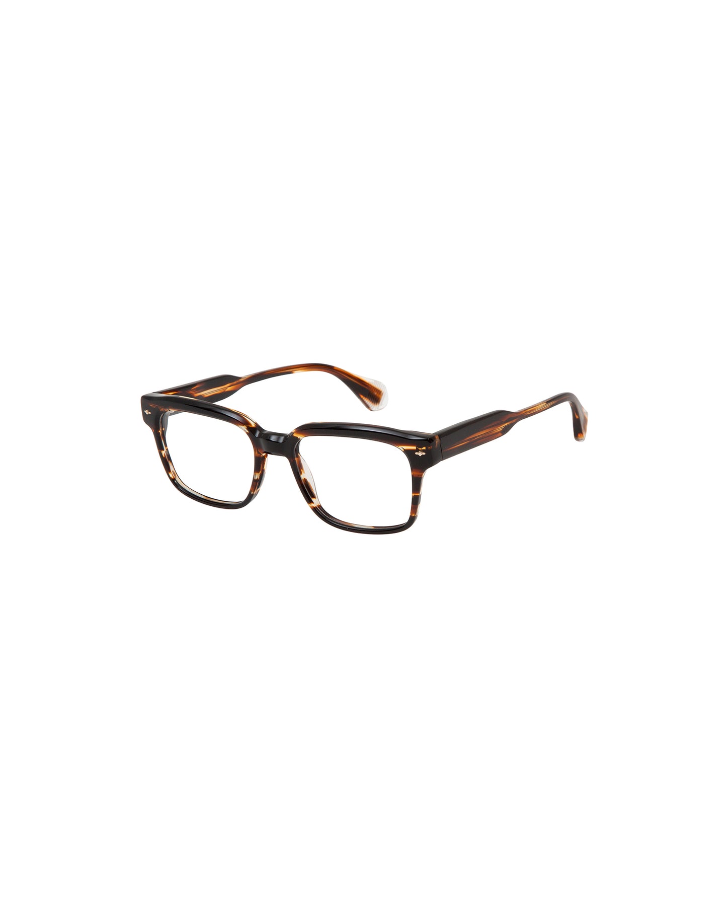 MAGRITTE: Cuadrada Acetato Havana optical glasses by GIGI STUDIOS 2417