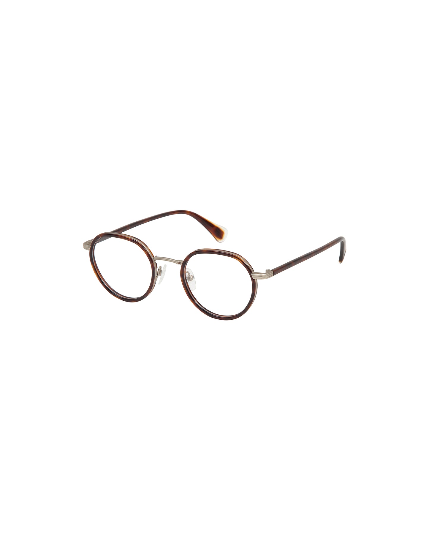 KANDINSKY: Redondas Acetato-Metal Dark Silver optical glasses by GIGI STUDIOS 2424