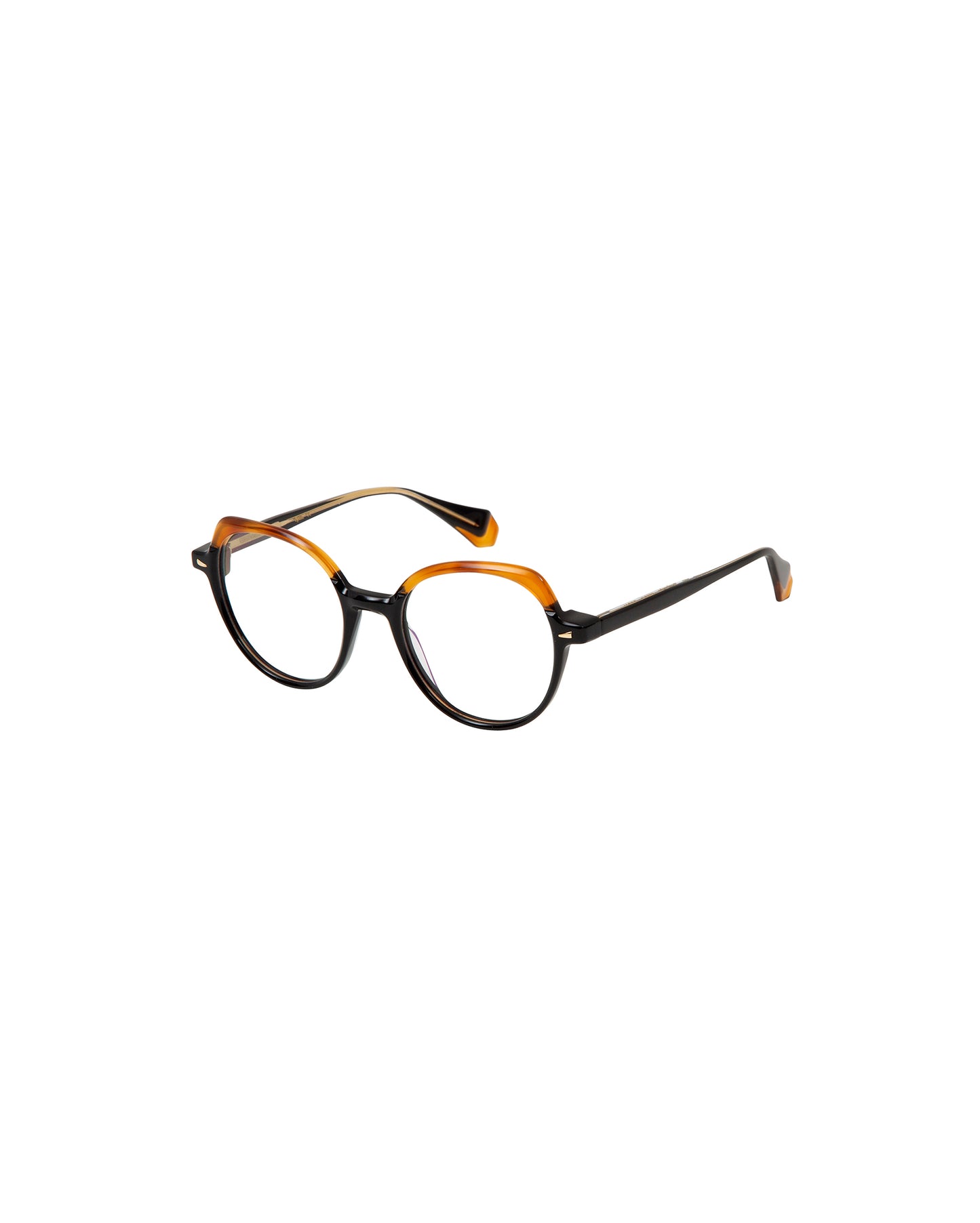 CORAL: Redondas Acetato Marrón optical glasses by GIGI STUDIOS 2455