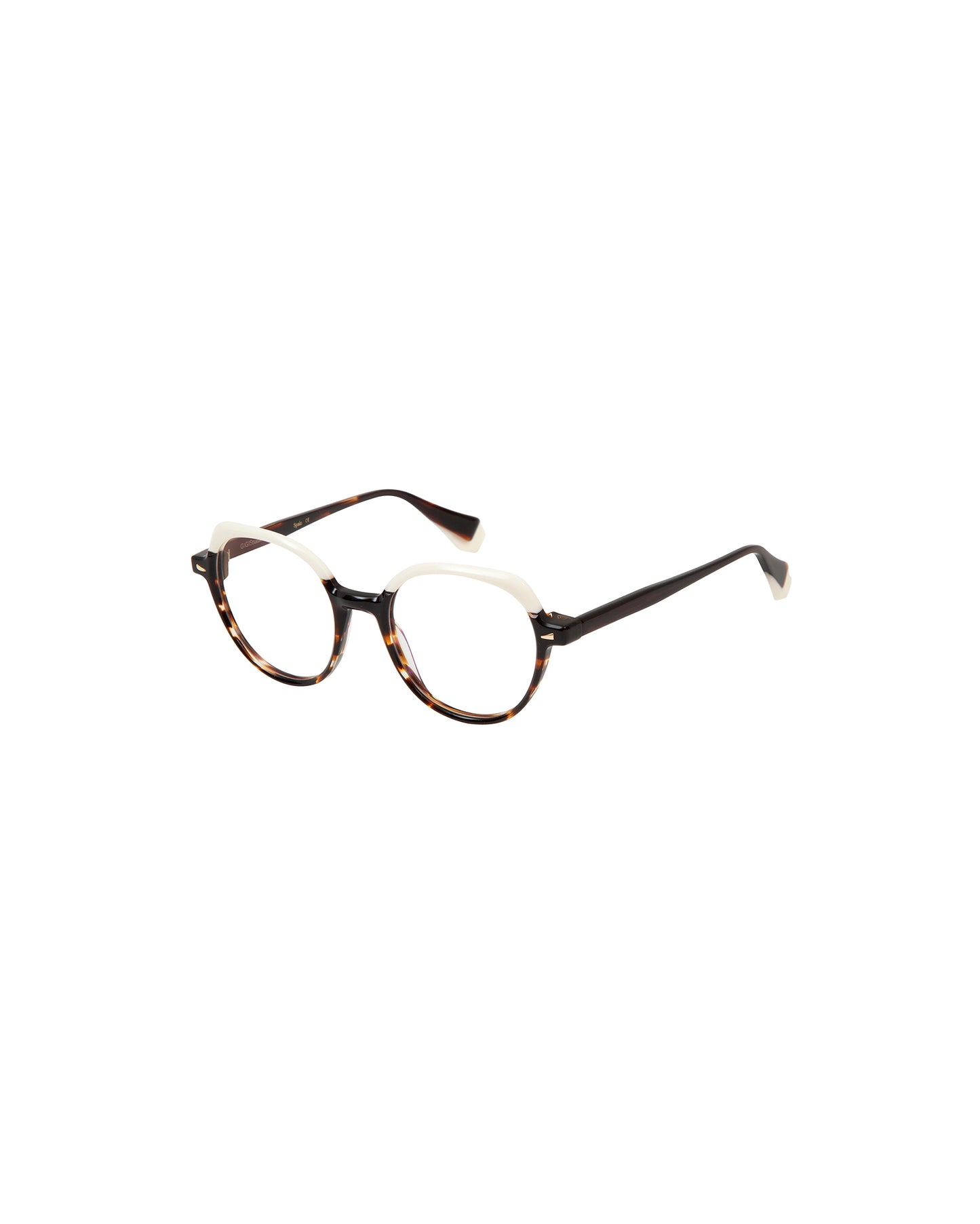 CORAL: Redondas Acetato Blanco optical glasses by GIGI STUDIOS 2457