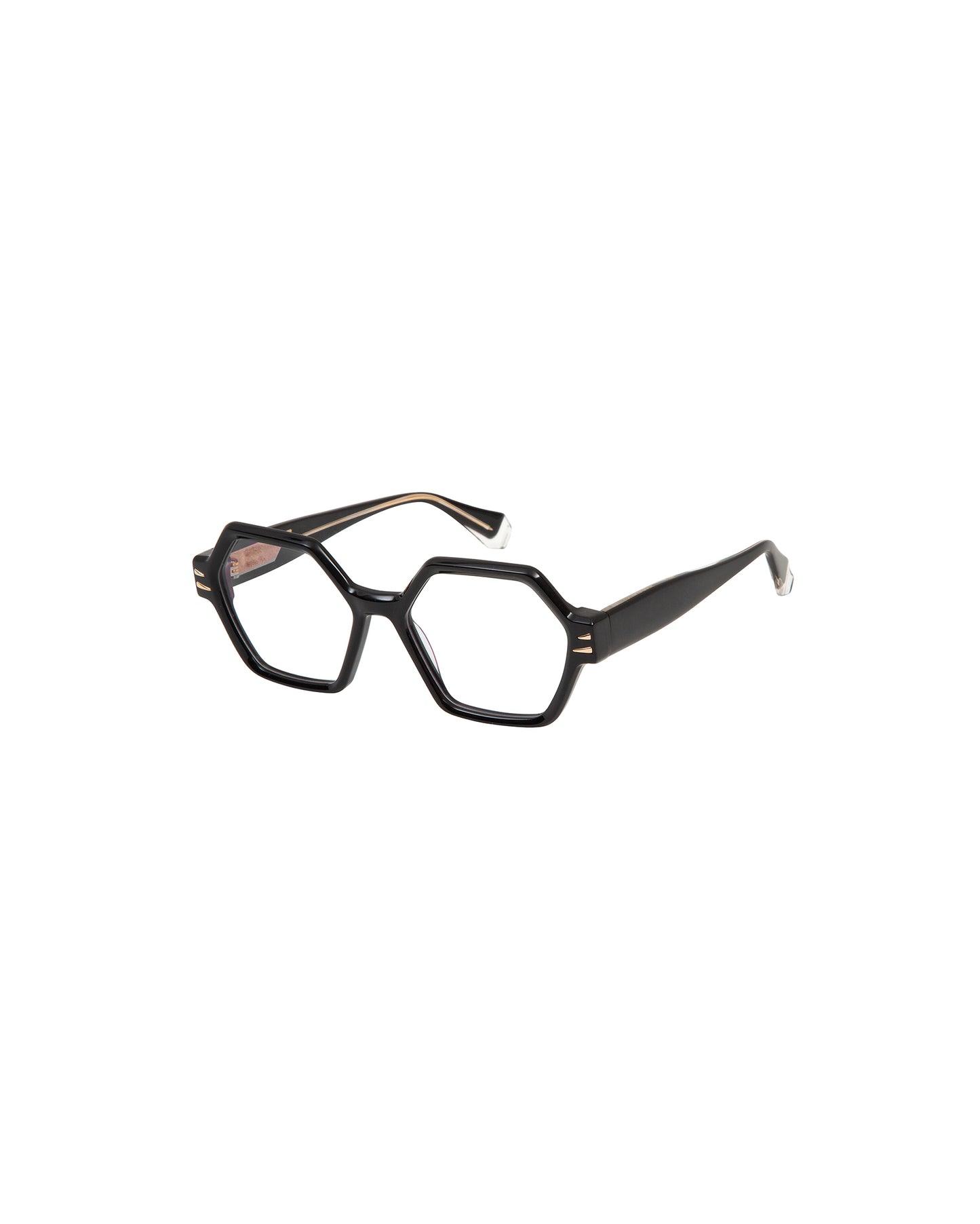 ROMA: Geométricas Acetato Noir optical glasses by GIGI STUDIOS 2463