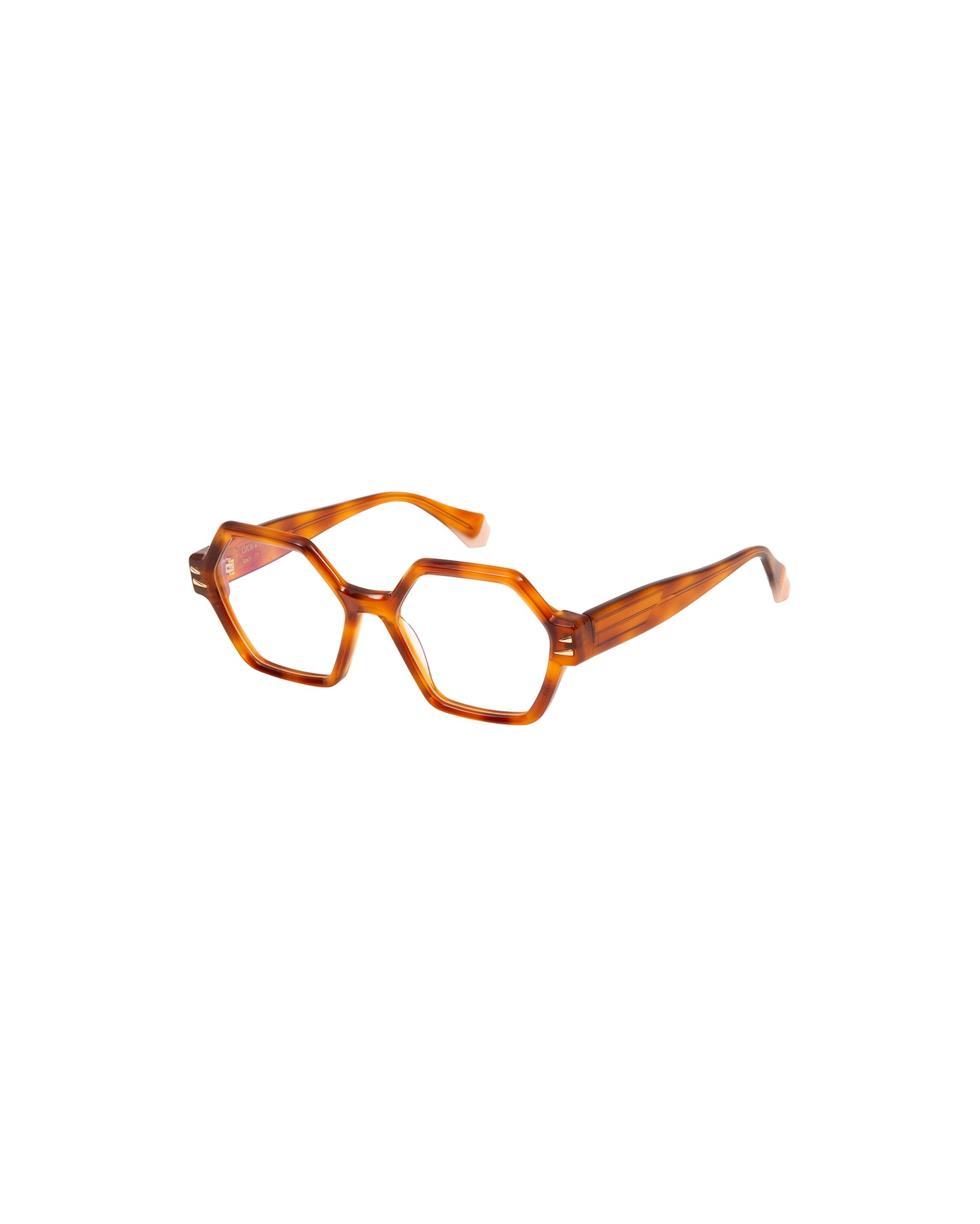 ROMA: Geométricas Acetato Marrón optical glasses by GIGI STUDIOS 2469