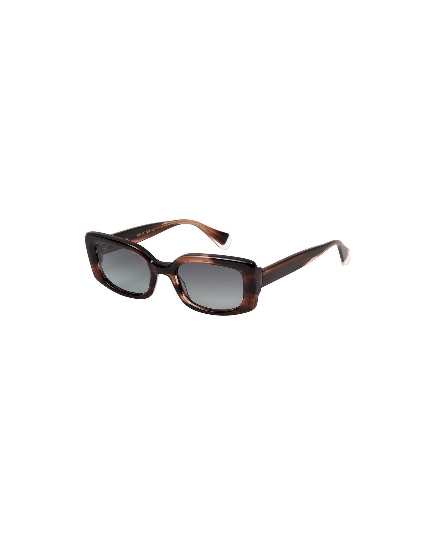 FEDRA: Cuadrada Acetato Marrón sunglasses by GIGI STUDIOS 2473