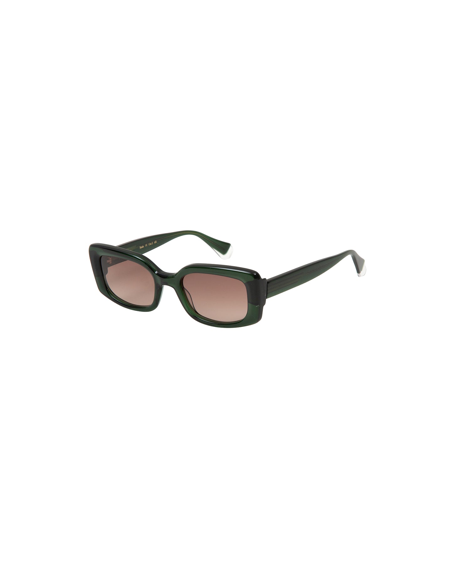 FEDRA: Cuadrada Acetato Verde sunglasses by GIGI STUDIOS 2477