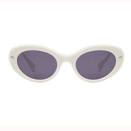 GIULIETTA: Cat Eye Acetato Blanco sunglasses by GIGI STUDIOS 1