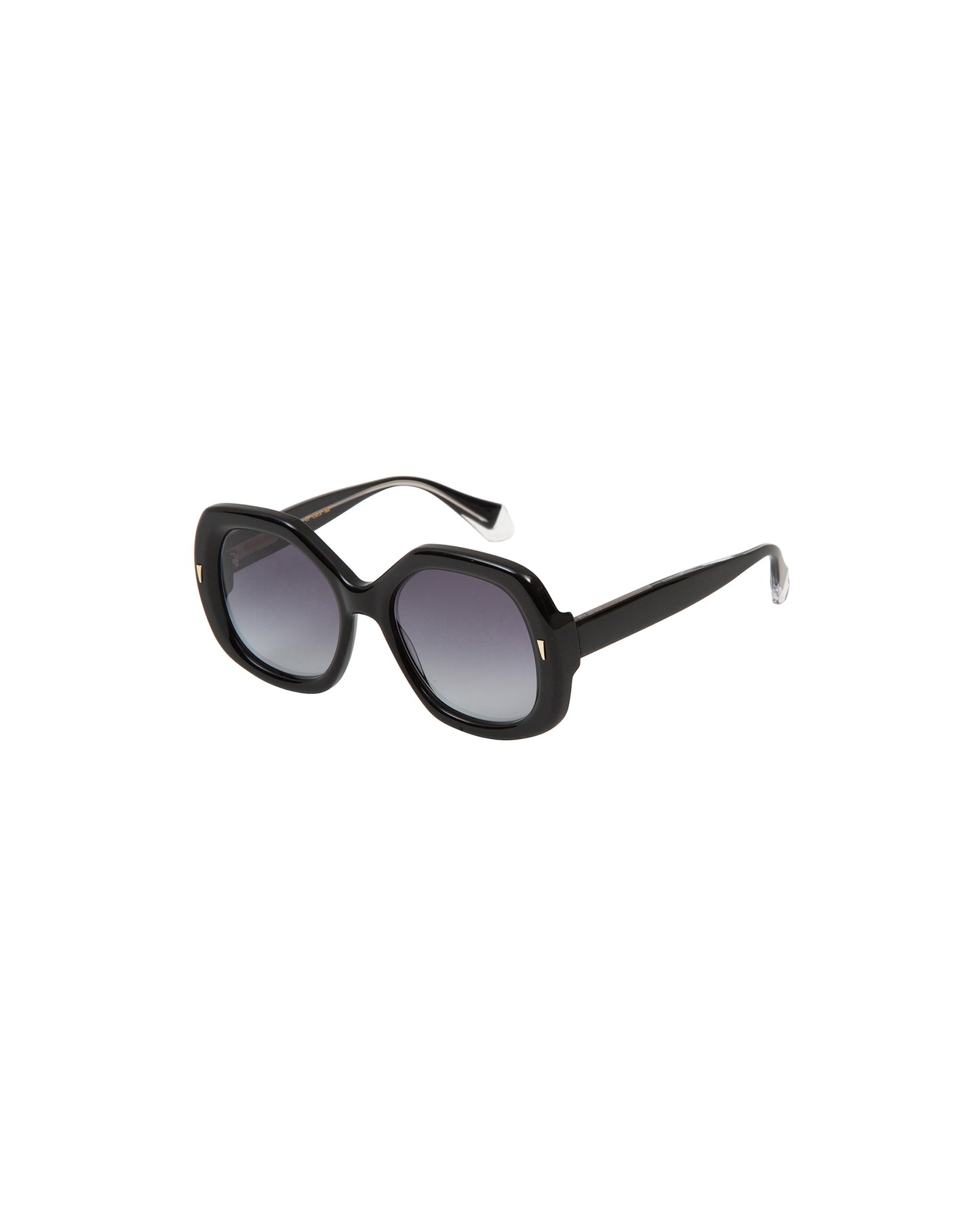 CHIARA: Cuadrada Acetato Noir sunglasses by GIGI STUDIOS 2479