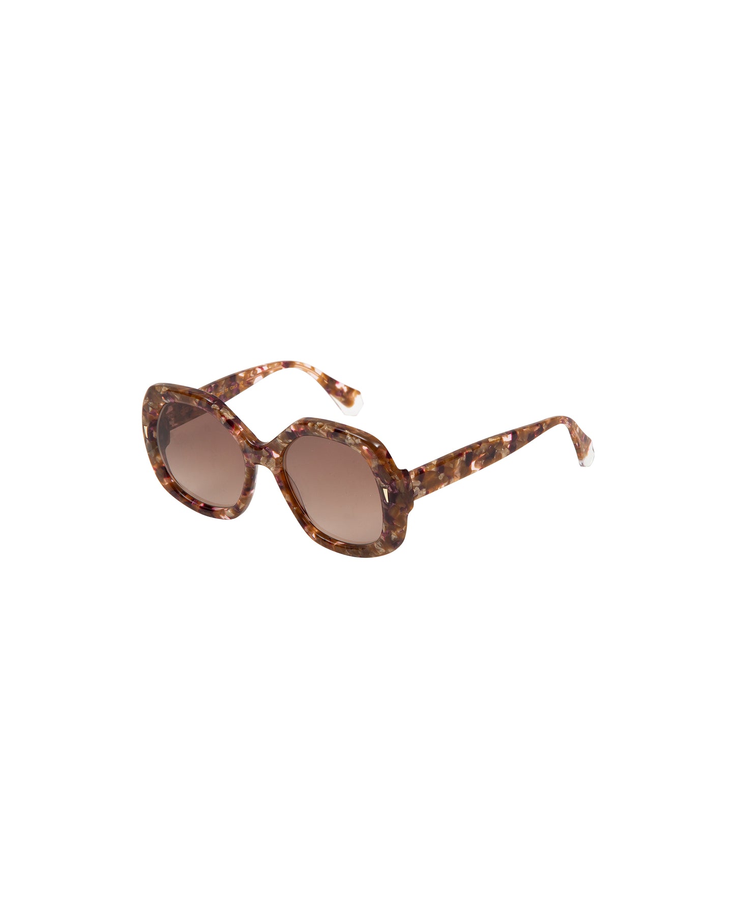 CHIARA: Cuadrada Acetato Blanco sunglasses by GIGI STUDIOS 2485