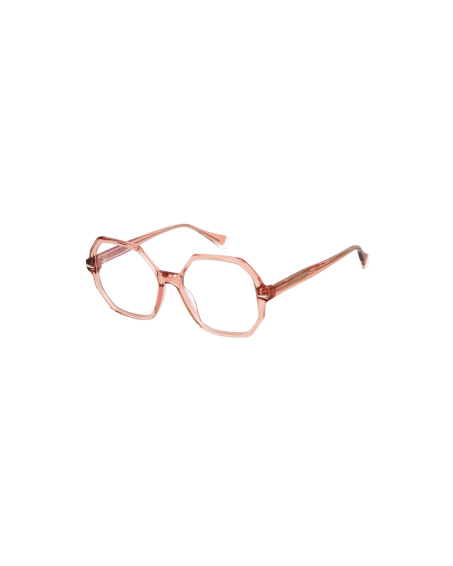 MIRNA: Geométricas Acetato Rosa optical glasses by GIGI STUDIOS 2504
