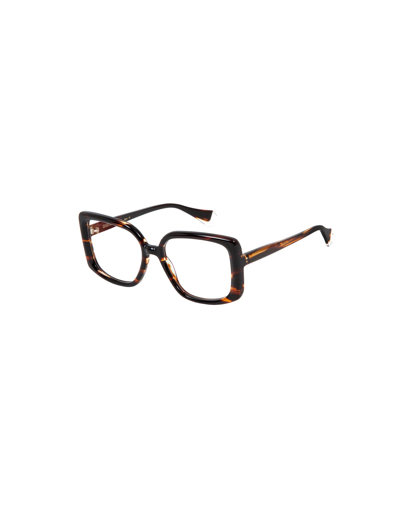 SIRA: Cuadrada Acetato Havana optical glasses by GIGI STUDIOS 2512
