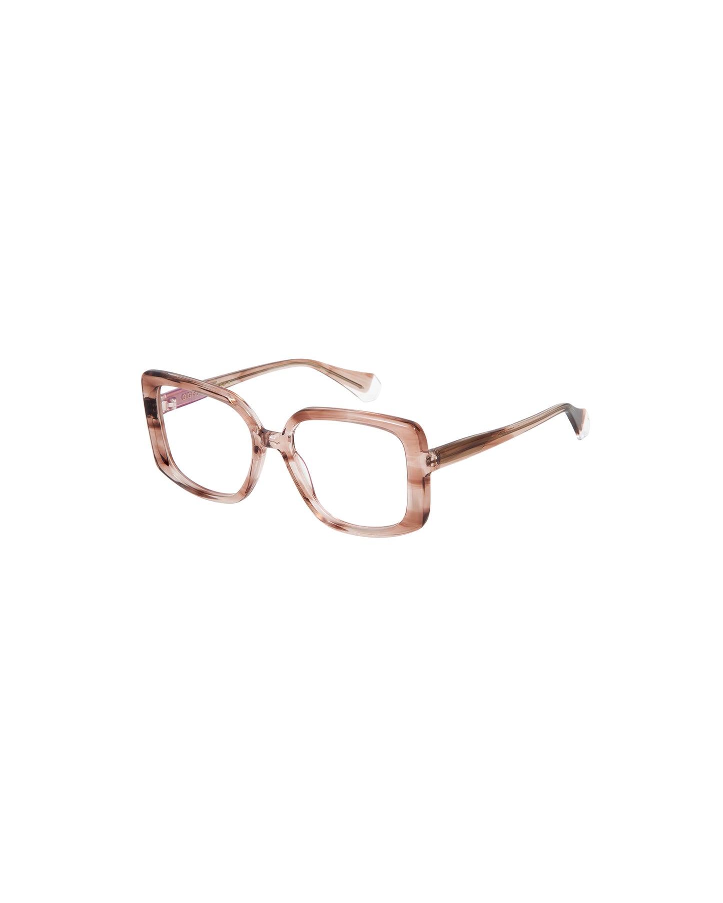 SIRA: Cuadrada Acetato Rosa optical glasses by GIGI STUDIOS 2514