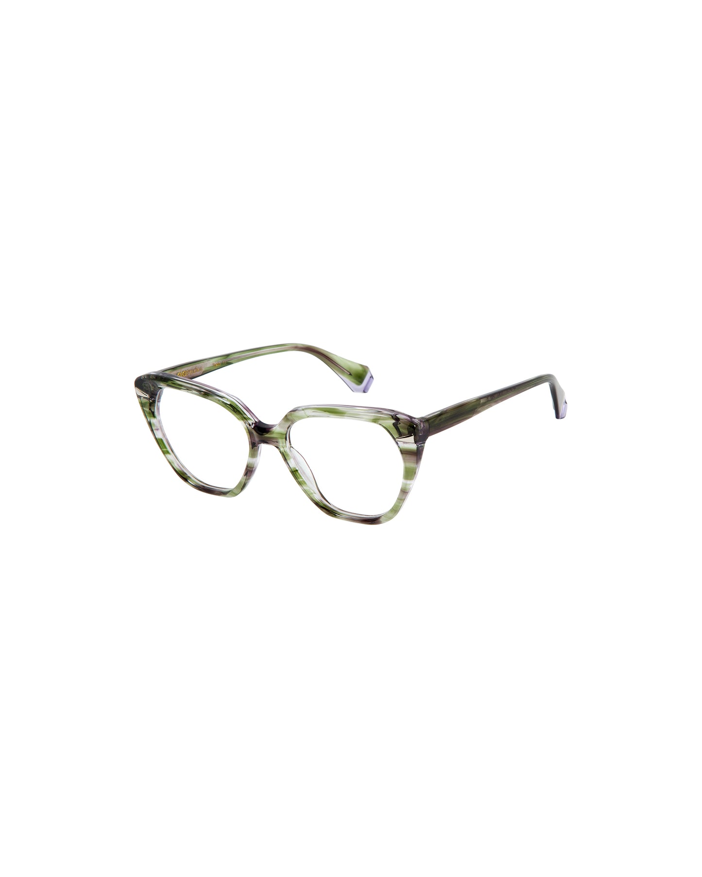 GALIA: Cat Eye Acetato Verde optical glasses by GIGI STUDIOS 2523