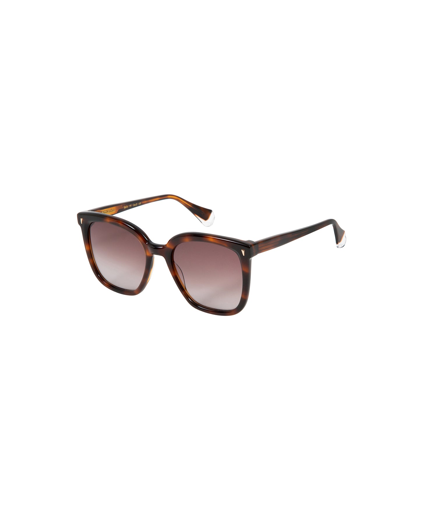 HELEN: Cuadrada Acetato Marrón sunglasses by GIGI STUDIOS 2550