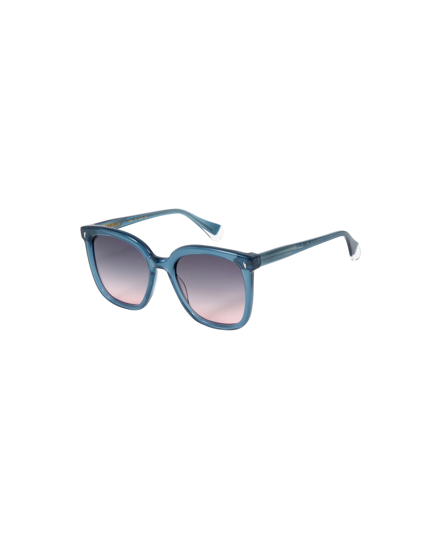 HELEN: Cuadrada Acetato Azul sunglasses by GIGI STUDIOS 2552