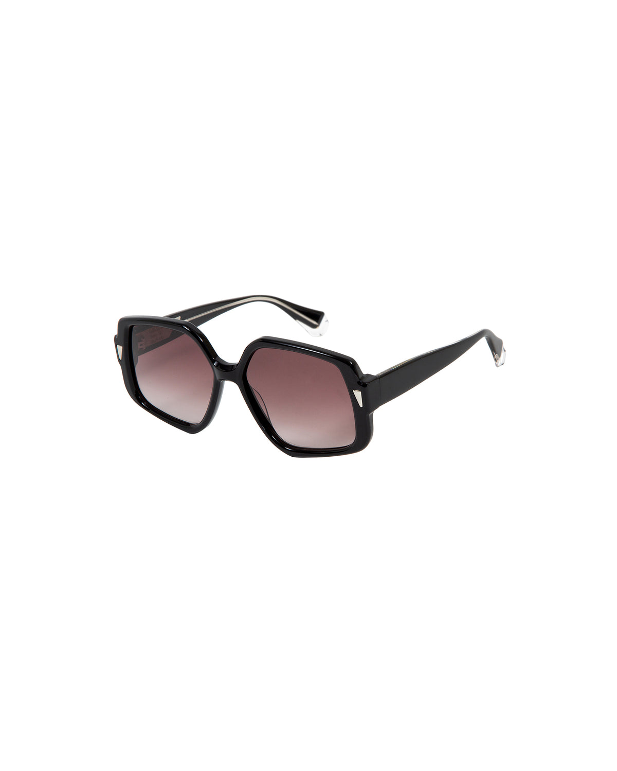 OLYMPIA: Cuadrada Acetato Noir sunglasses by GIGI STUDIOS 2556