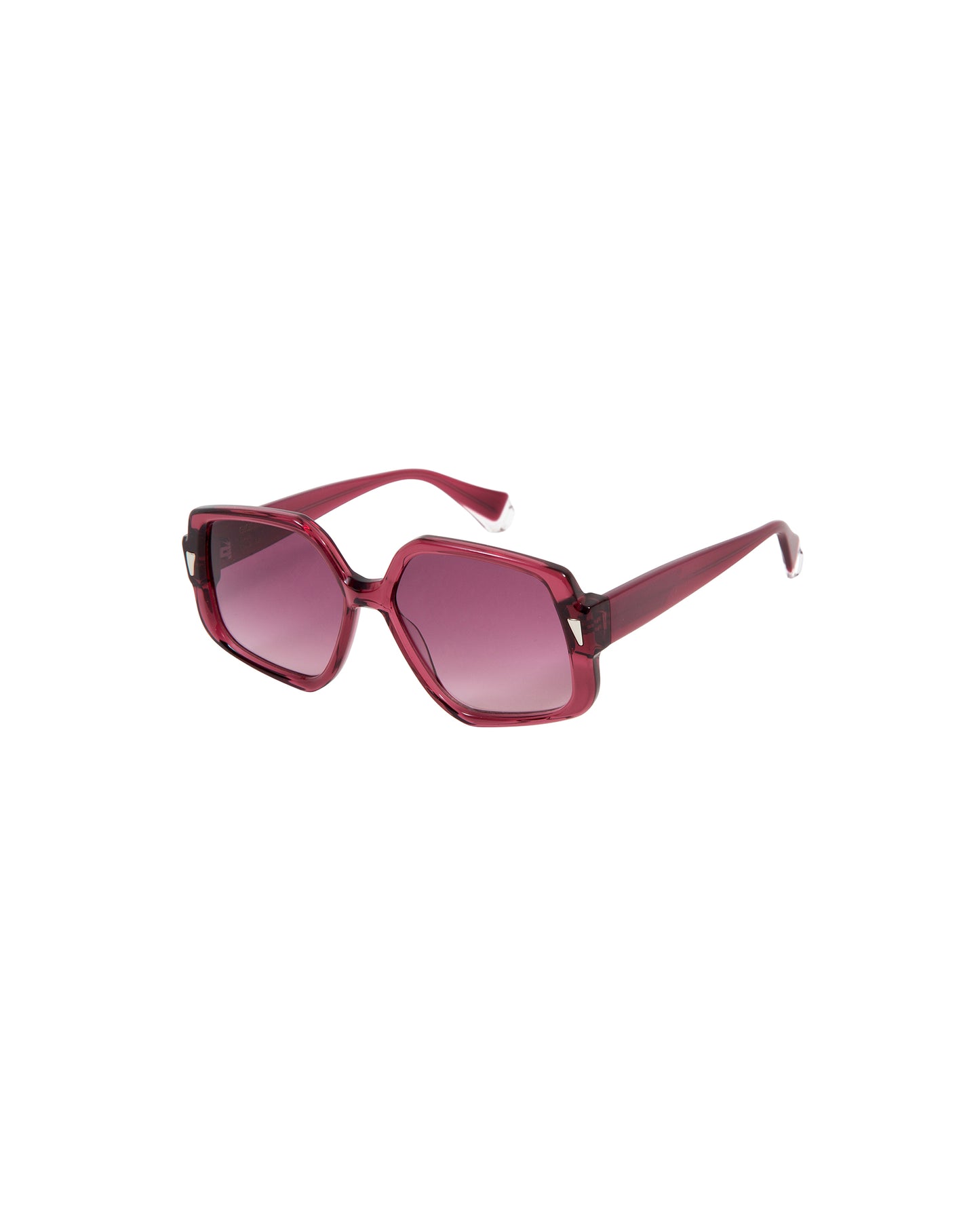 OLYMPIA: Cuadrada Acetato Rojo sunglasses by GIGI STUDIOS 2560