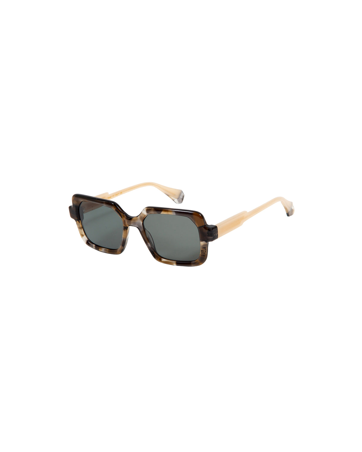 ALEXIA: Cuadrada Acetato Marrón sunglasses by GIGI STUDIOS 2567