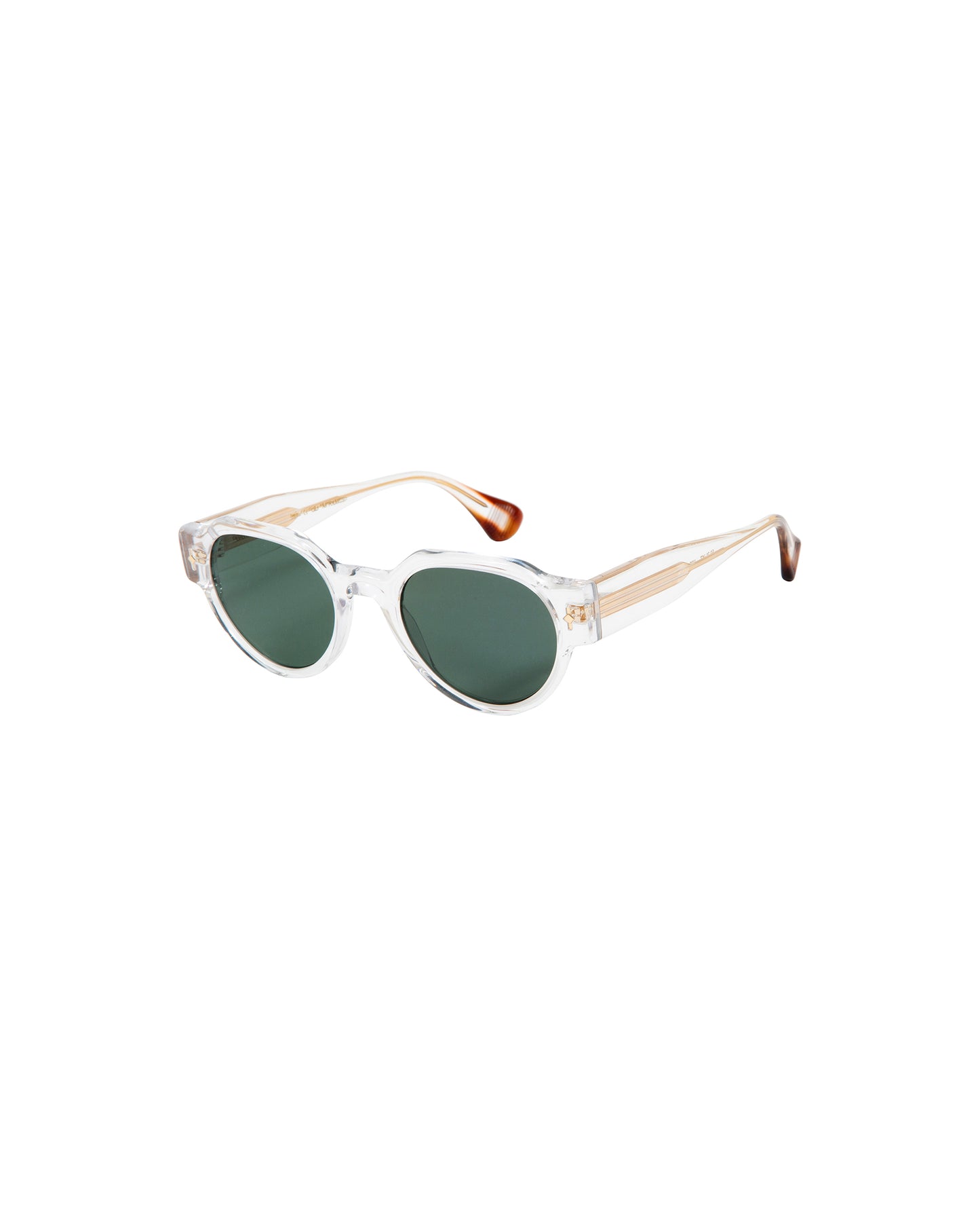 JOYCE: Redondas Acetato Transparente sunglasses by GIGI STUDIOS 2586