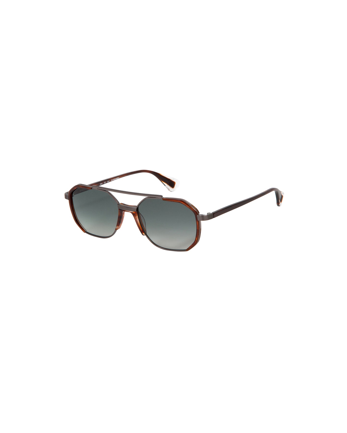 GRANT: Aviador Acetato-Metal Marrón sunglasses by GIGI STUDIOS 2590