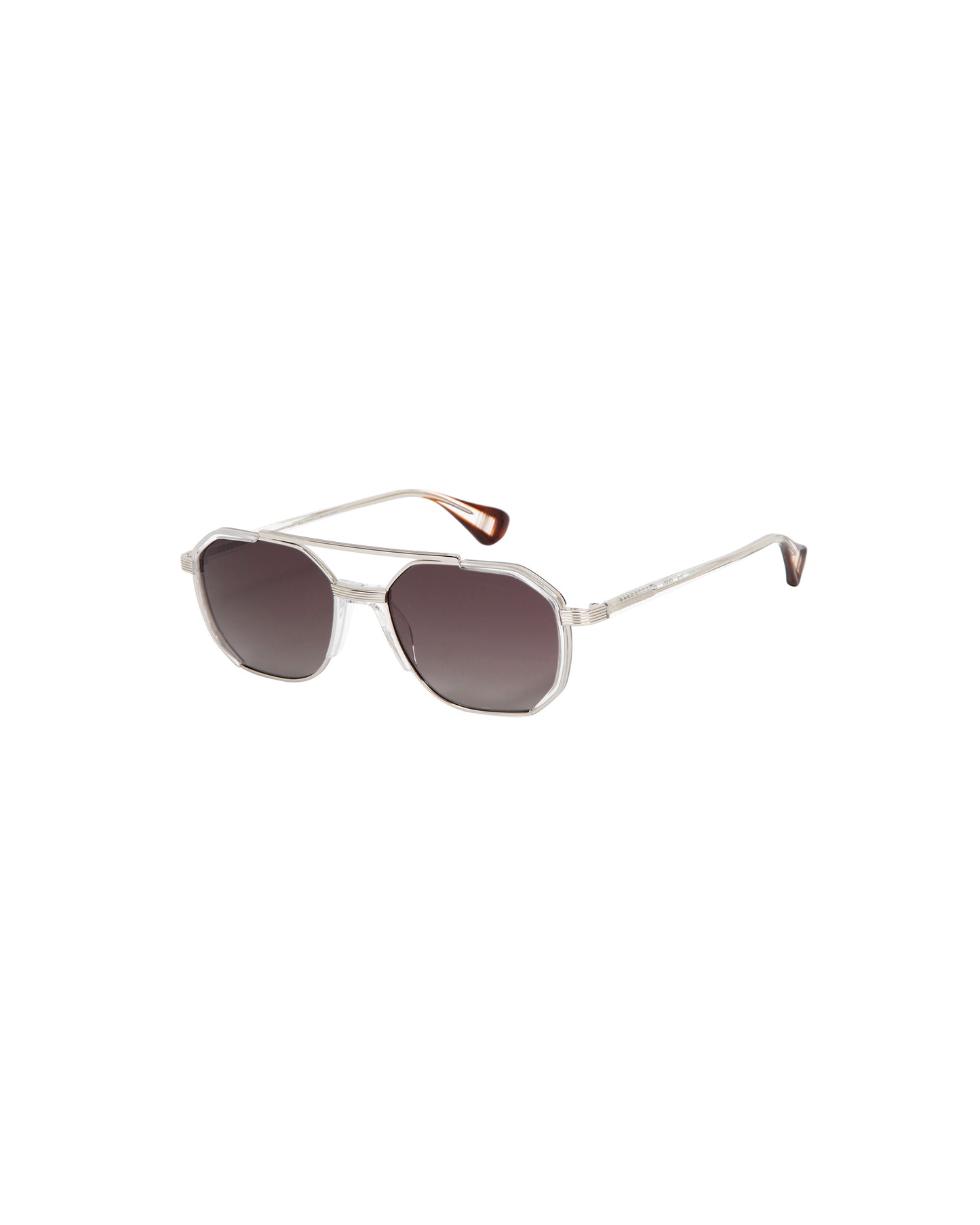 GRANT: Aviador Acetato-Metal Dark Silver sunglasses by GIGI STUDIOS 2592