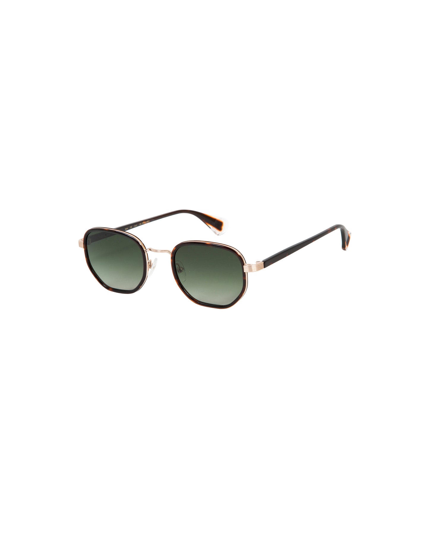 ORWELL: Cuadrada Acetato-Metal Marrón sunglasses by GIGI STUDIOS 2596