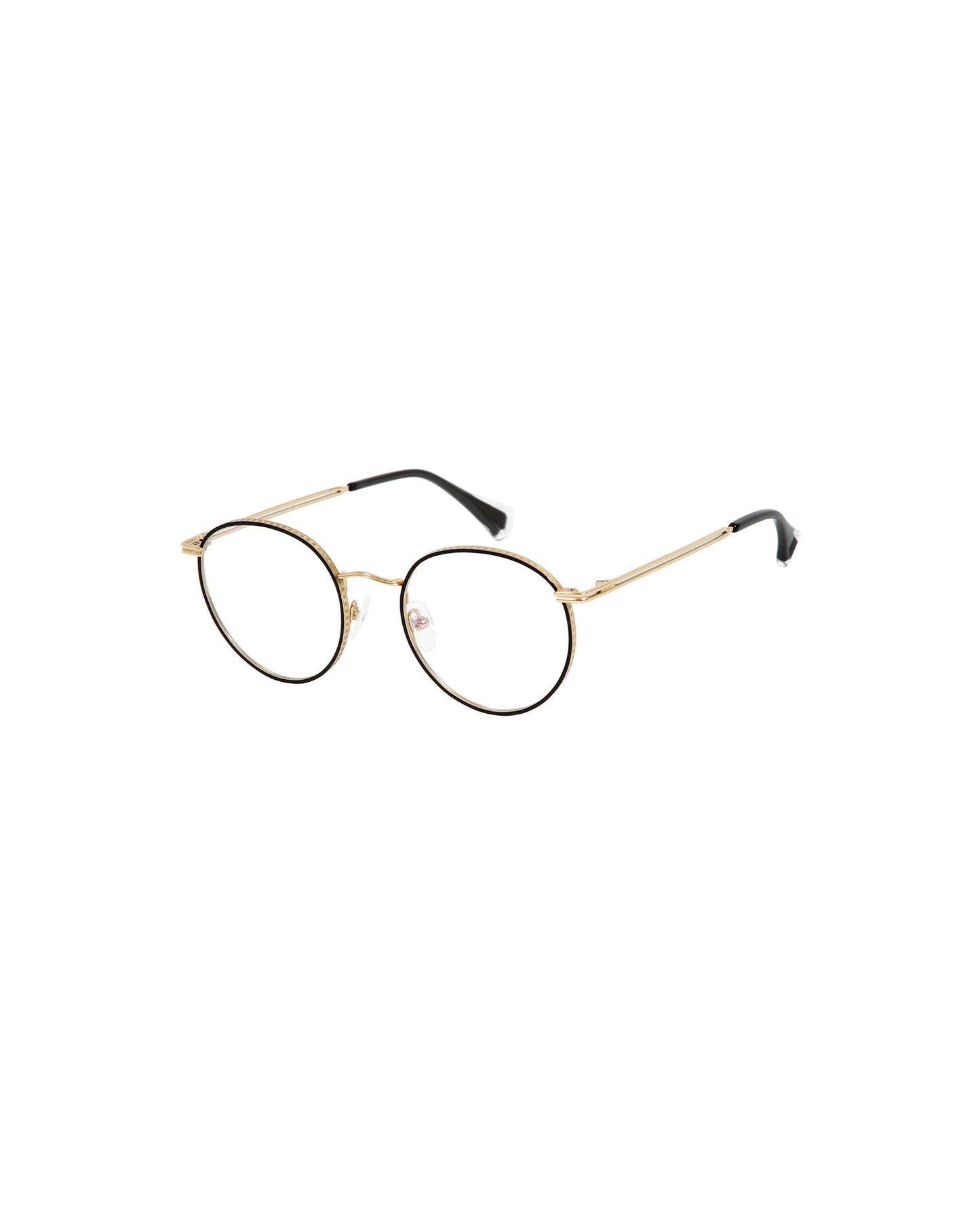 HUXLEY: Redondas Titanio Noir optical glasses by GIGI STUDIOS 2618