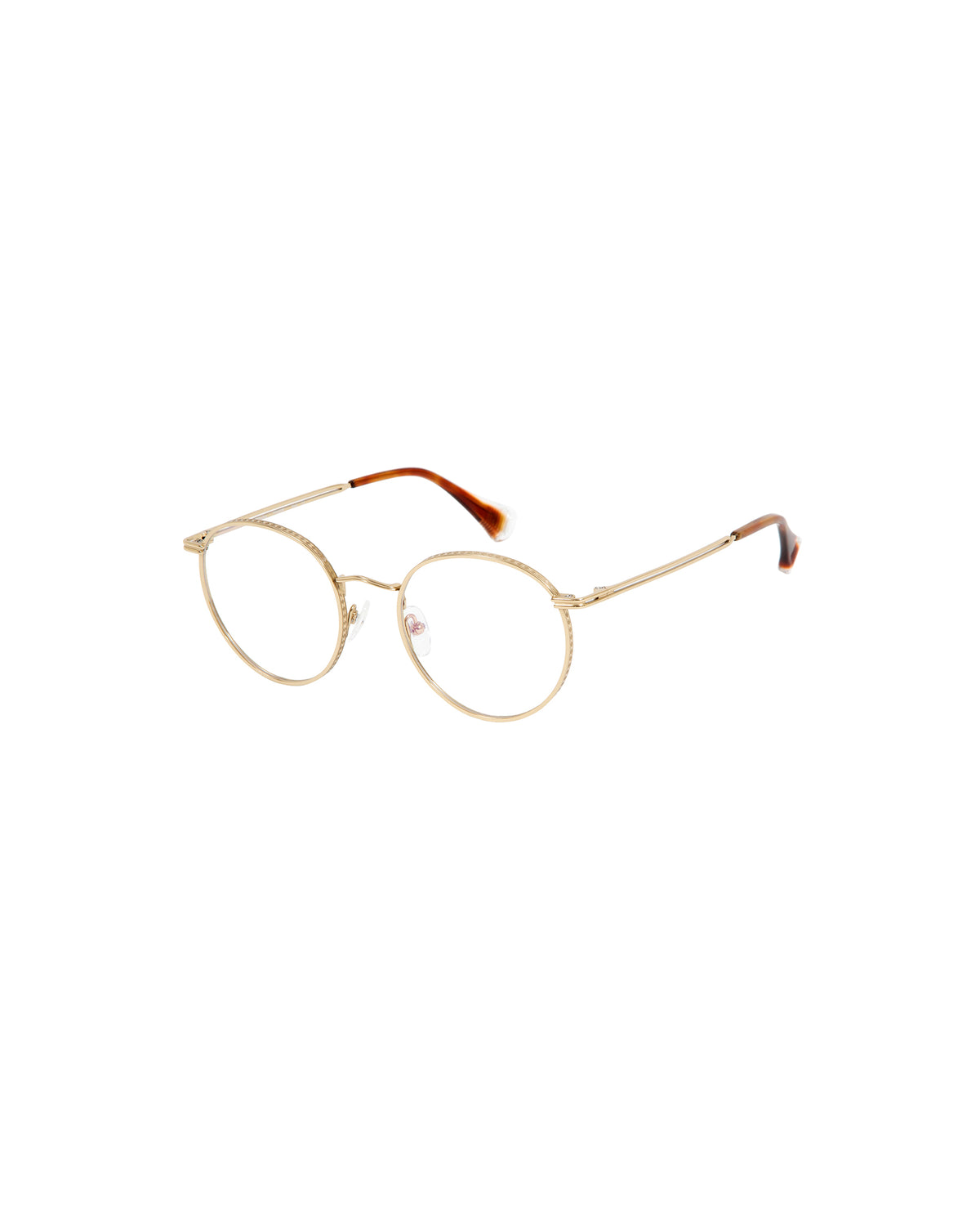 HUXLEY: Redondas Titanio Doré optical glasses by GIGI STUDIOS 2620