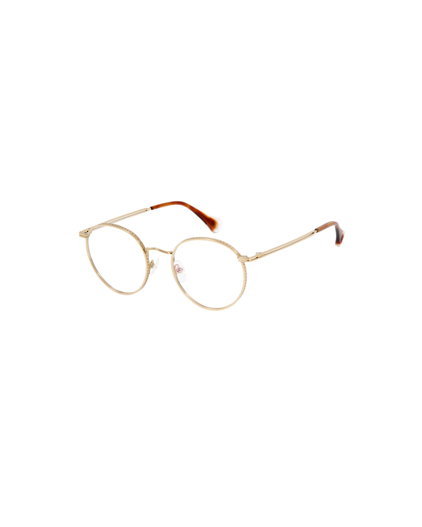 HUXLEY: Redondas Titanio Doré optical glasses by GIGI STUDIOS 2620