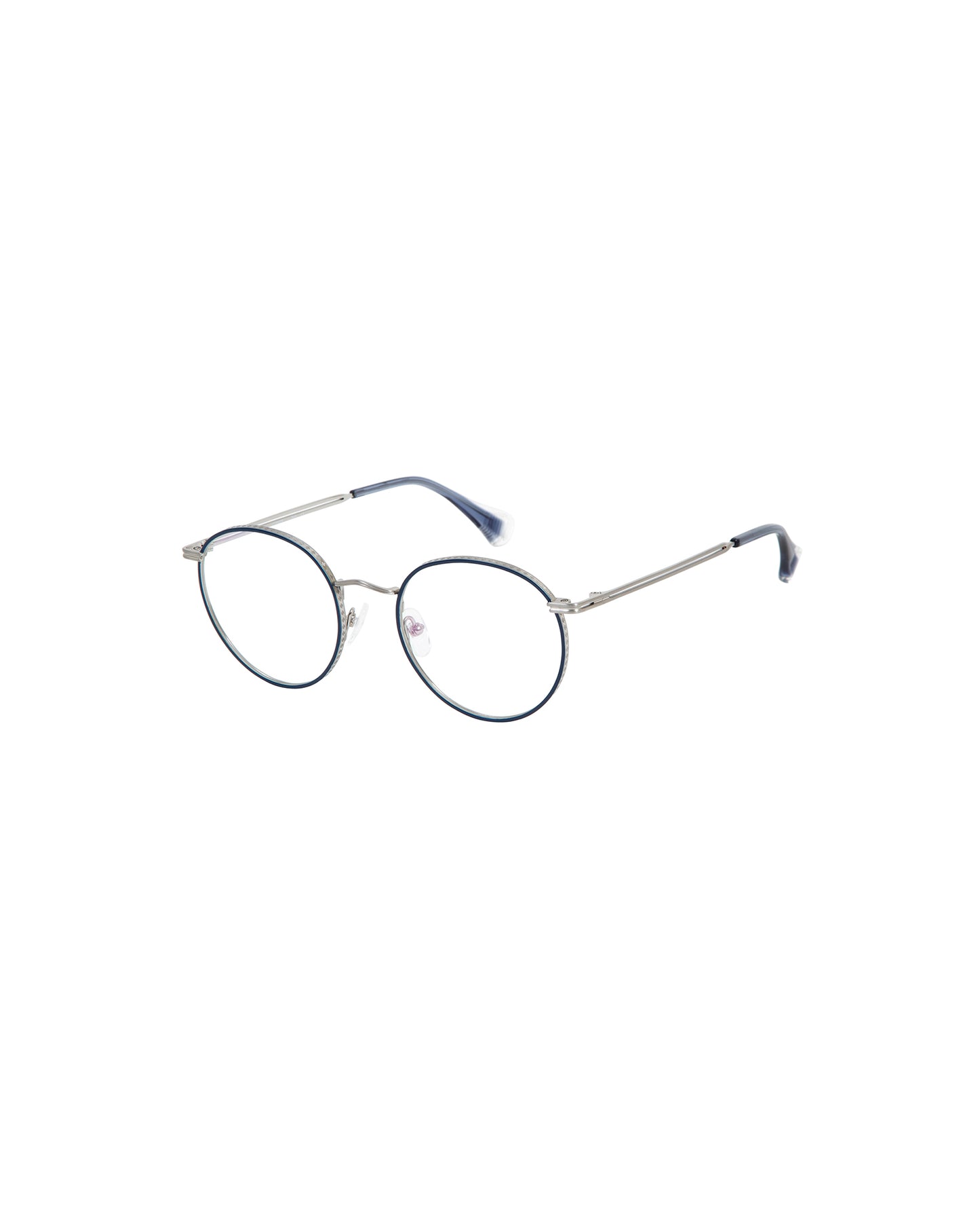 HUXLEY: Redondas Titanio Dark Silver optical glasses by GIGI STUDIOS 2622