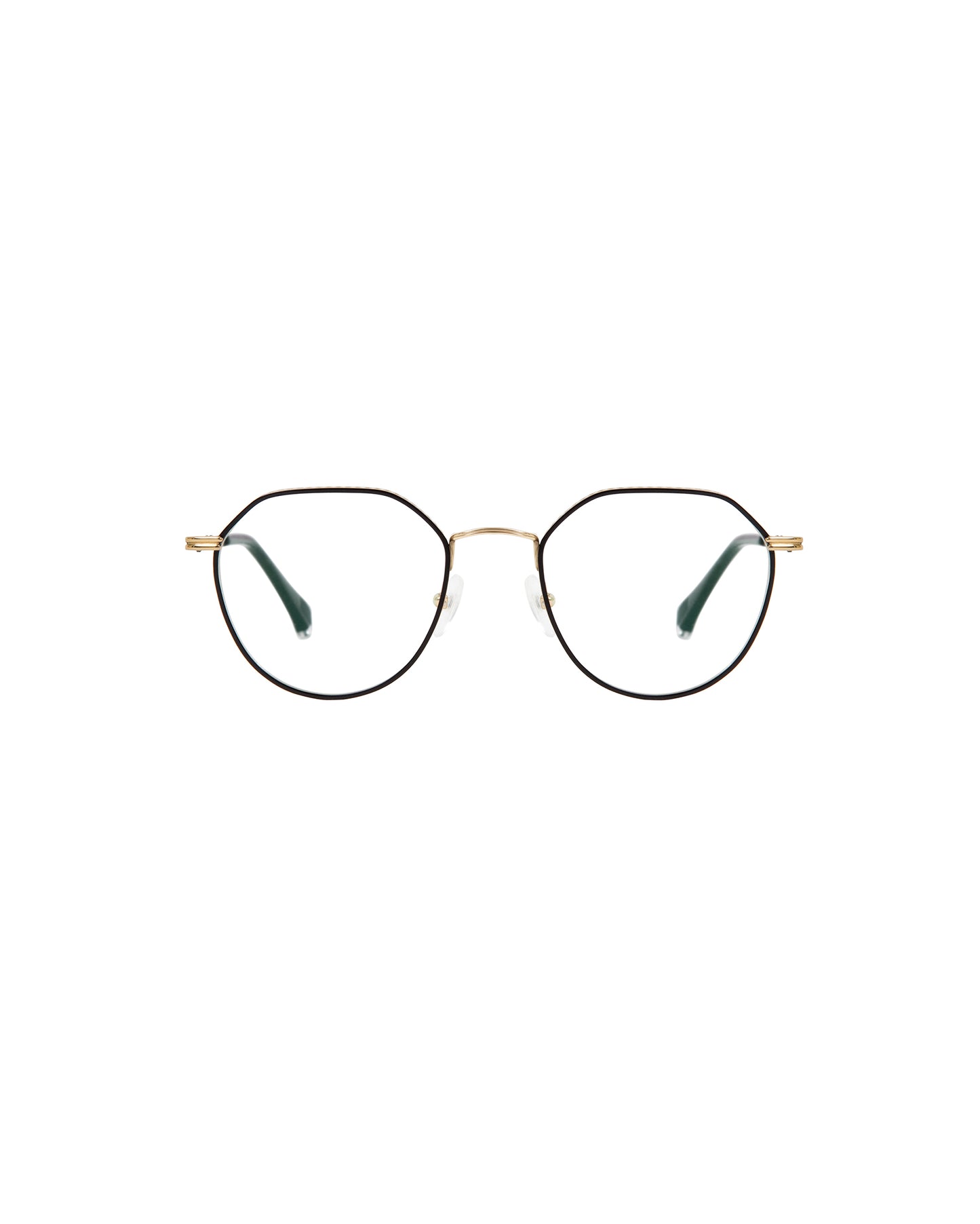 VOLTAIRE: Redondas Titanio Noir optical glasses by GIGI STUDIOS 2623
