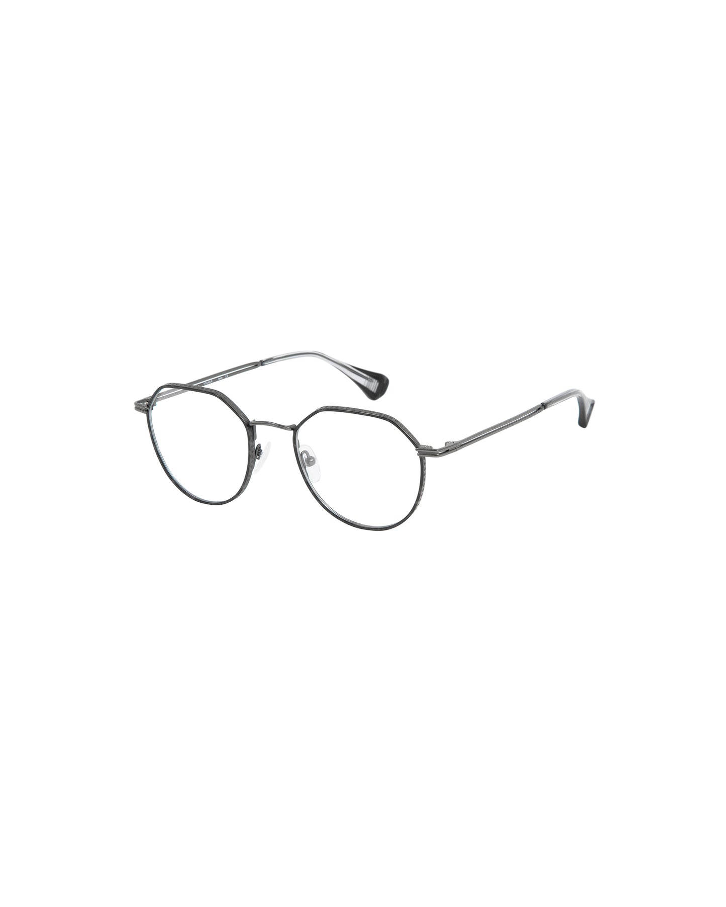 VOLTAIRE: Redondas Titanio Grigio optical glasses by GIGI STUDIOS 2625