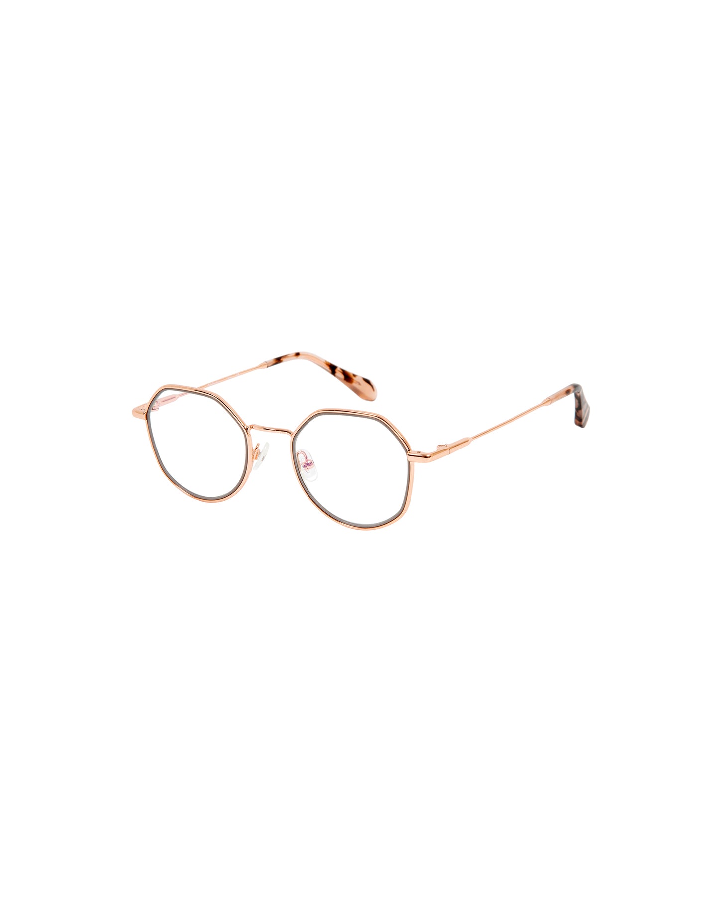 ABIE: Geométricas Acetato-Metal Rosa optical glasses by GIGI STUDIOS 2663