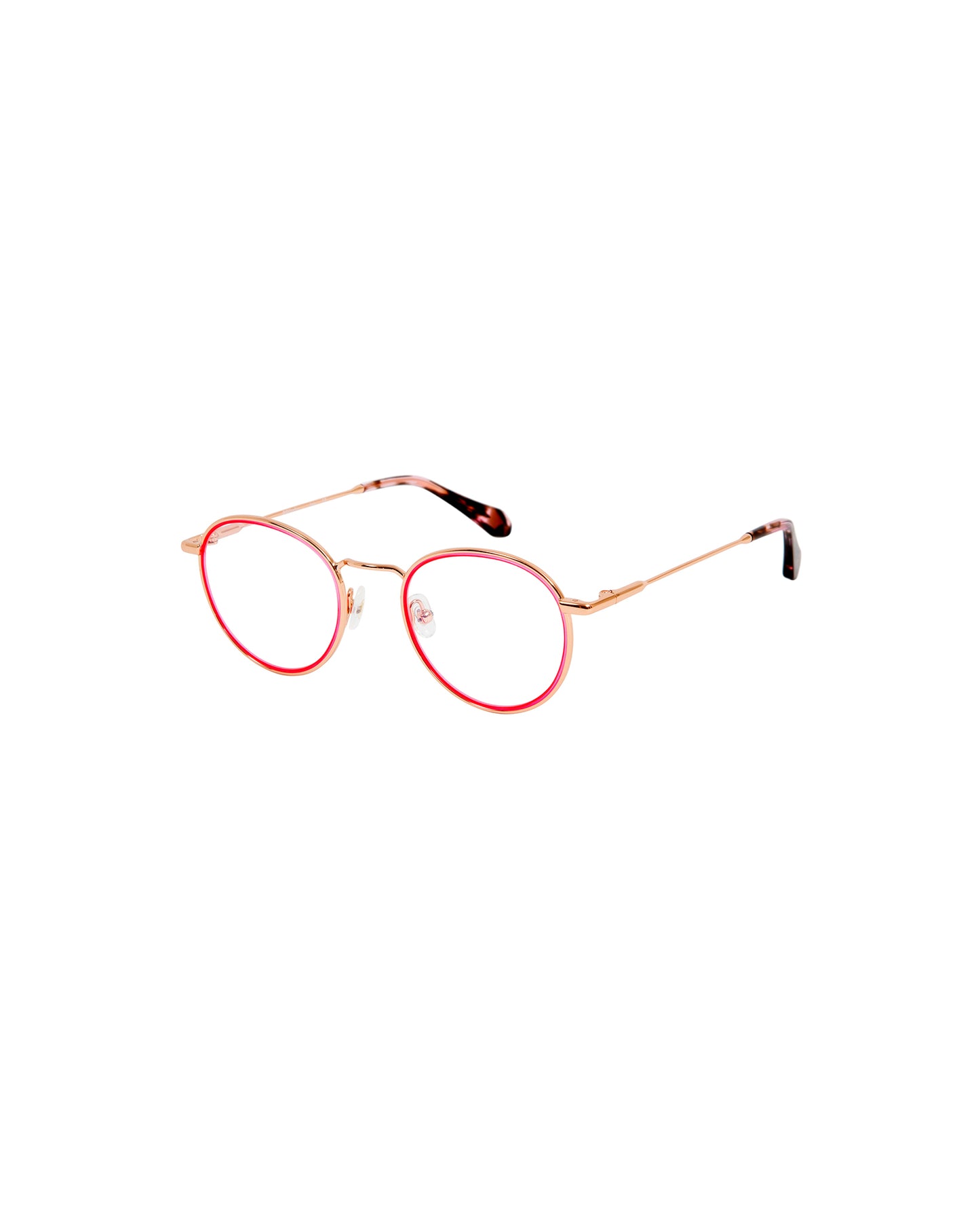 KATE: Redondas Acetato-Metal Rosa optical glasses by GIGI STUDIOS 2669