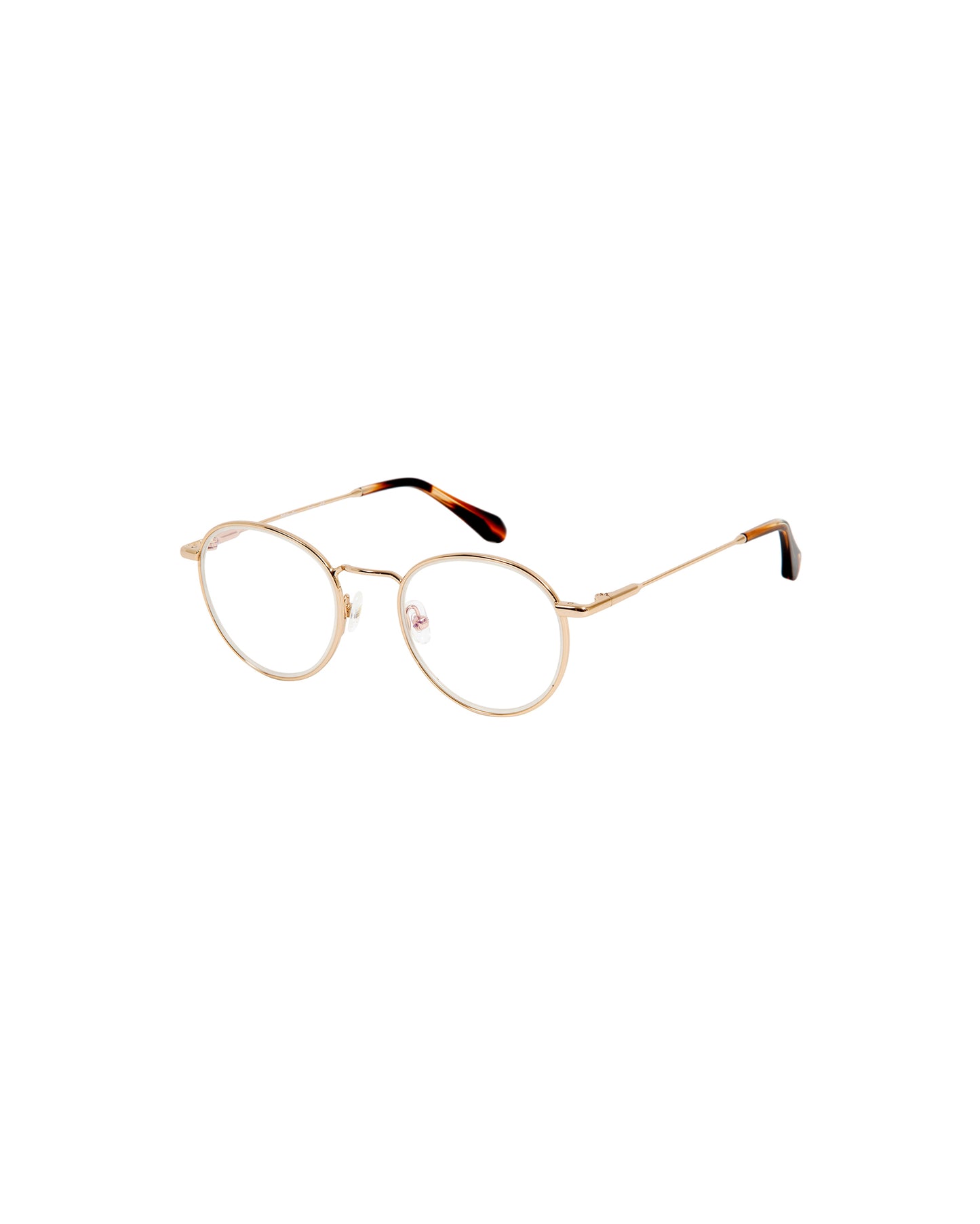 KATE: Redondas Acetato-Metal Doré optical glasses by GIGI STUDIOS 2673