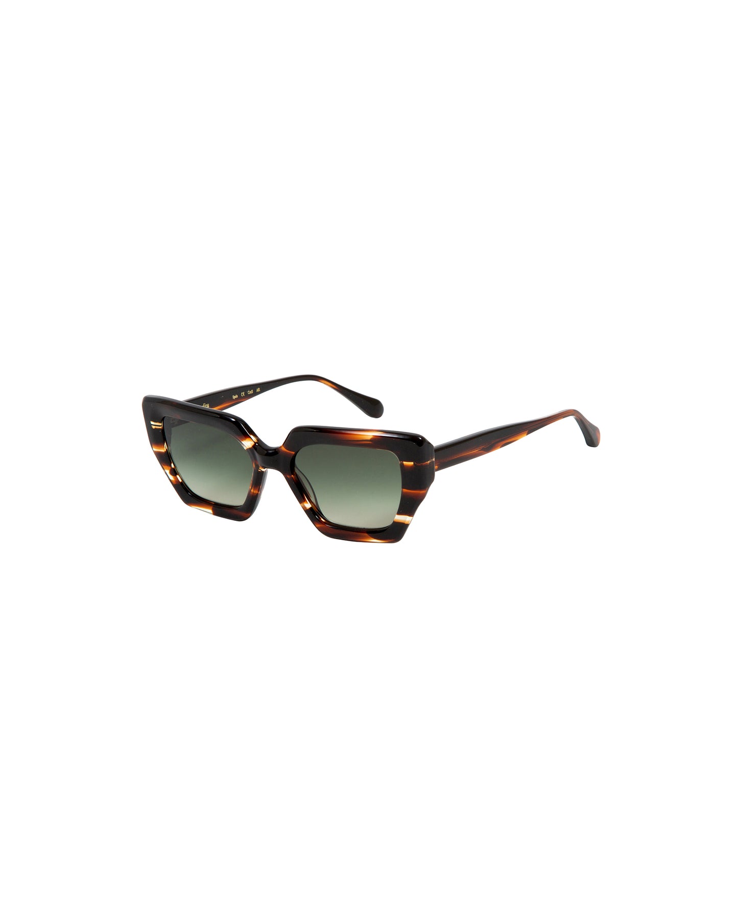 GIANNA: Cuadrada Acetato Marrón sunglasses by GIGI STUDIOS 2687