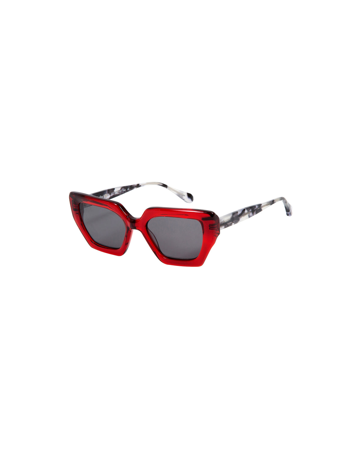 GIANNA: Cuadrada Acetato Rojo sunglasses by GIGI STUDIOS 2689
