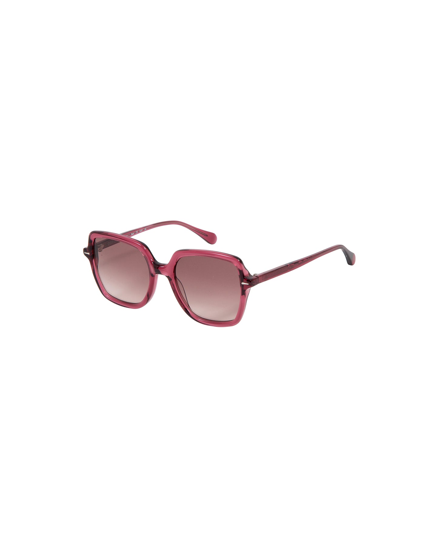 GRETEL: Cuadrada Acetato Rojo sunglasses by GIGI STUDIOS 2695