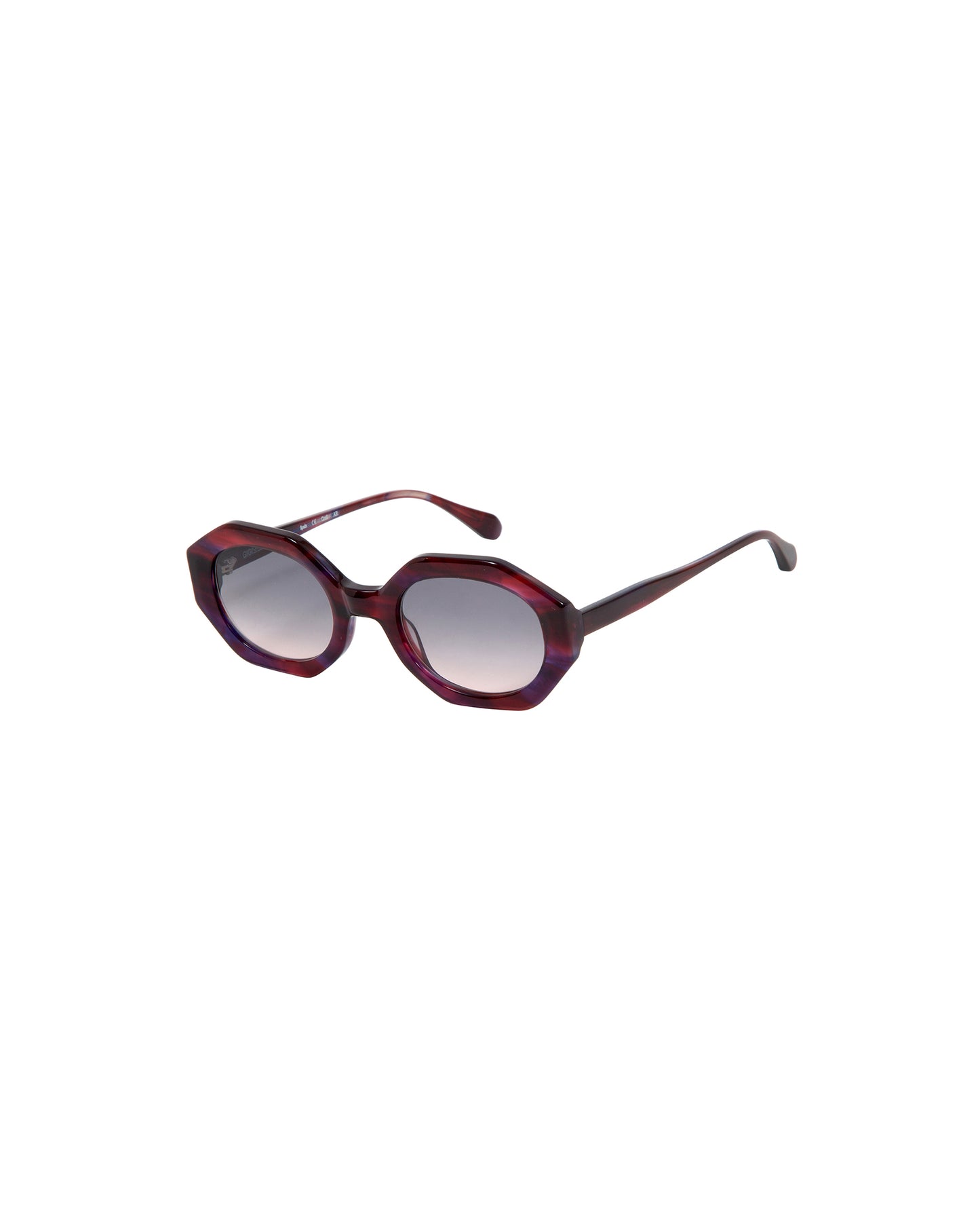 MOLLY: Geométricas Acetato Rojo sunglasses by GIGI STUDIOS 2705