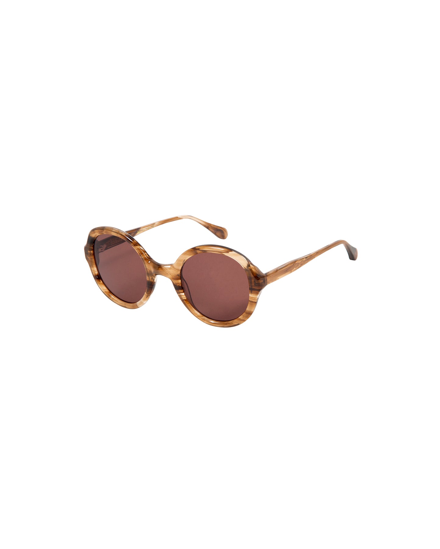 LULU: Redondas Acetato Marrón sunglasses by GIGI STUDIOS 2708