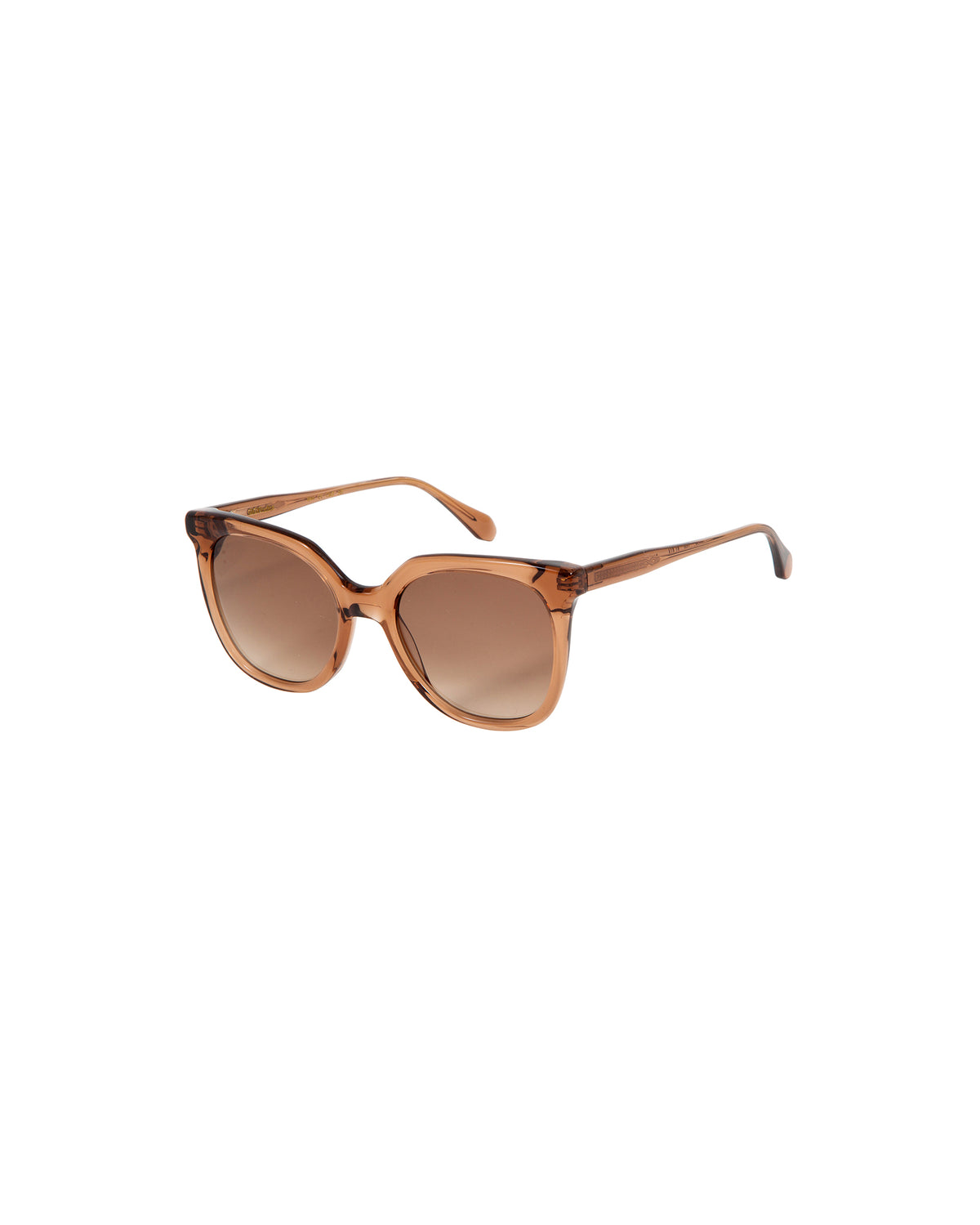 ALAIA: Cuadrada Acetato Marrón sunglasses by GIGI STUDIOS 2718
