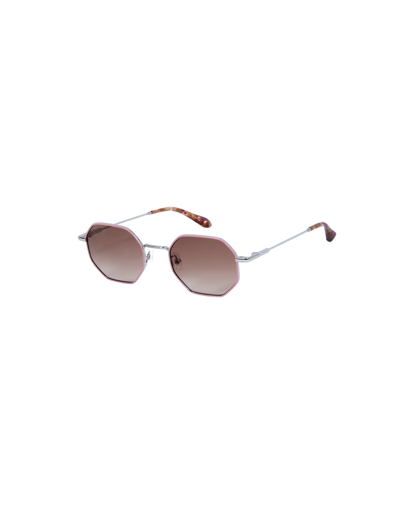 GLADIS: Geométricas Metal Rosa sunglasses by GIGI STUDIOS 2802