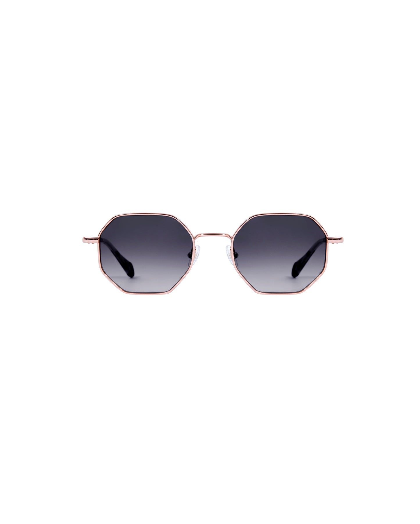 GLADIS: Geométricas Metal Rosa sunglasses by GIGI STUDIOS 2805