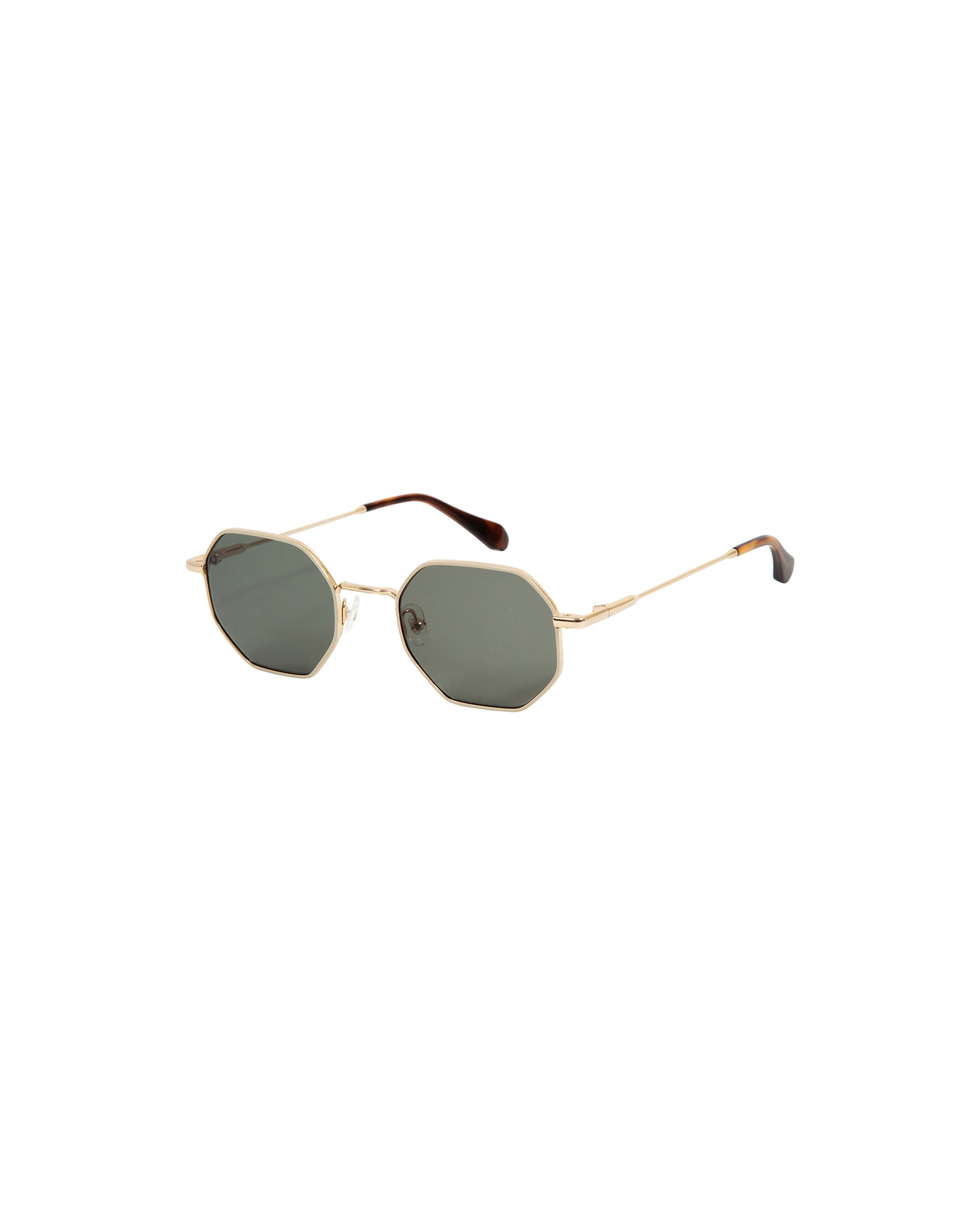 GLADIS: Geométricas Metal Doré sunglasses by GIGI STUDIOS 2807